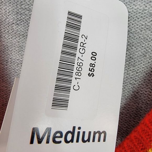 Andree by Unit Women's Medium Gray Button Up Cardigan Sweater New - Picture 6 of 7